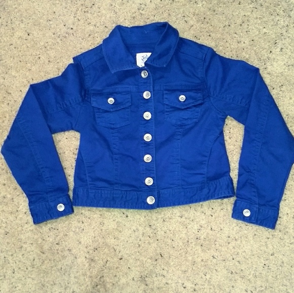 Justice Royal Blue Denim Jacket 